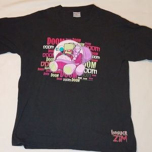 ORIGINAL Invader Zim 2001 Doom! shirt Men's XL